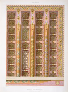 Dettaglio del grande soffitto della Moschea di El-Bordeyny, da L